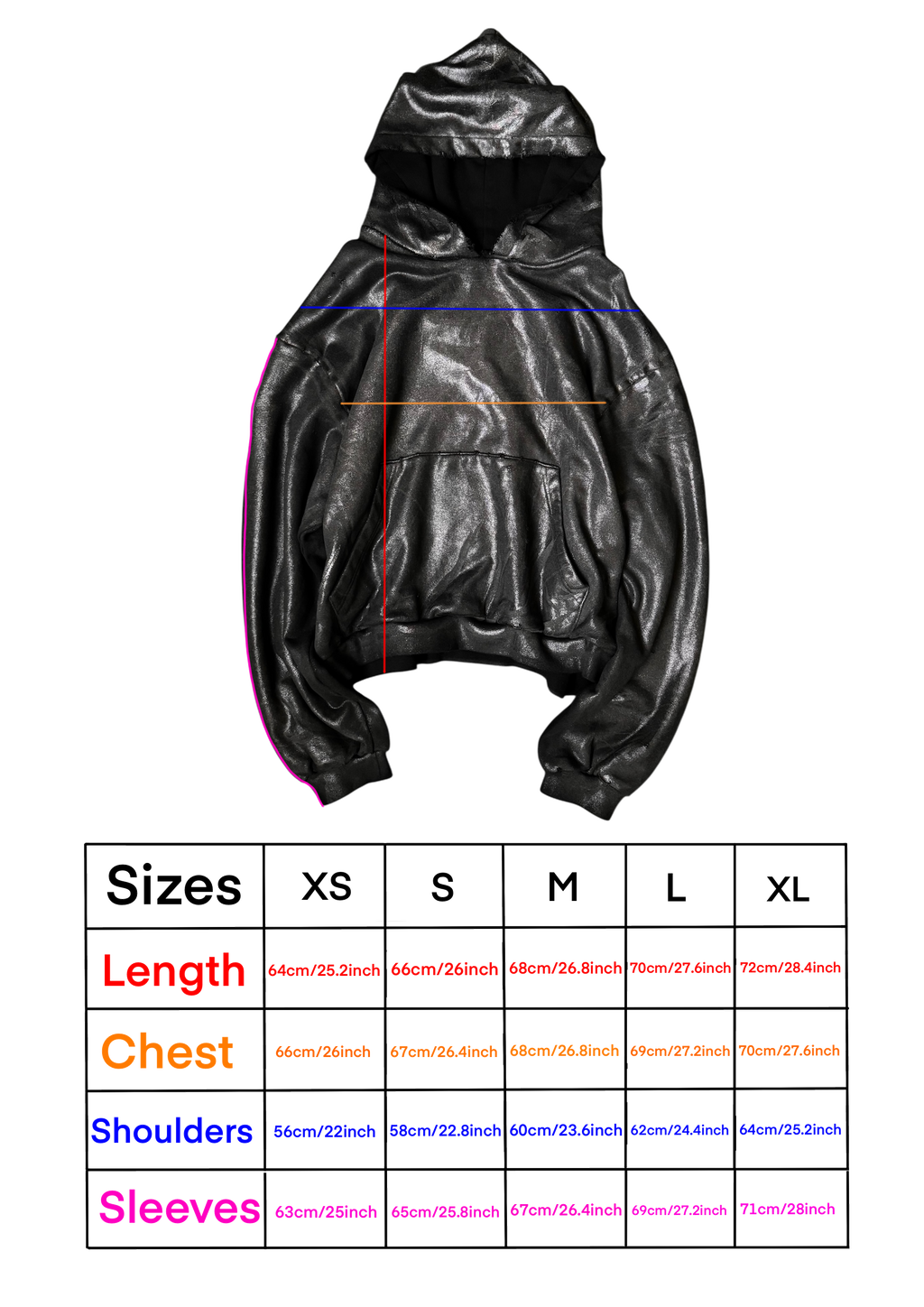 Ethereal Hedi Waxed Hoodie
