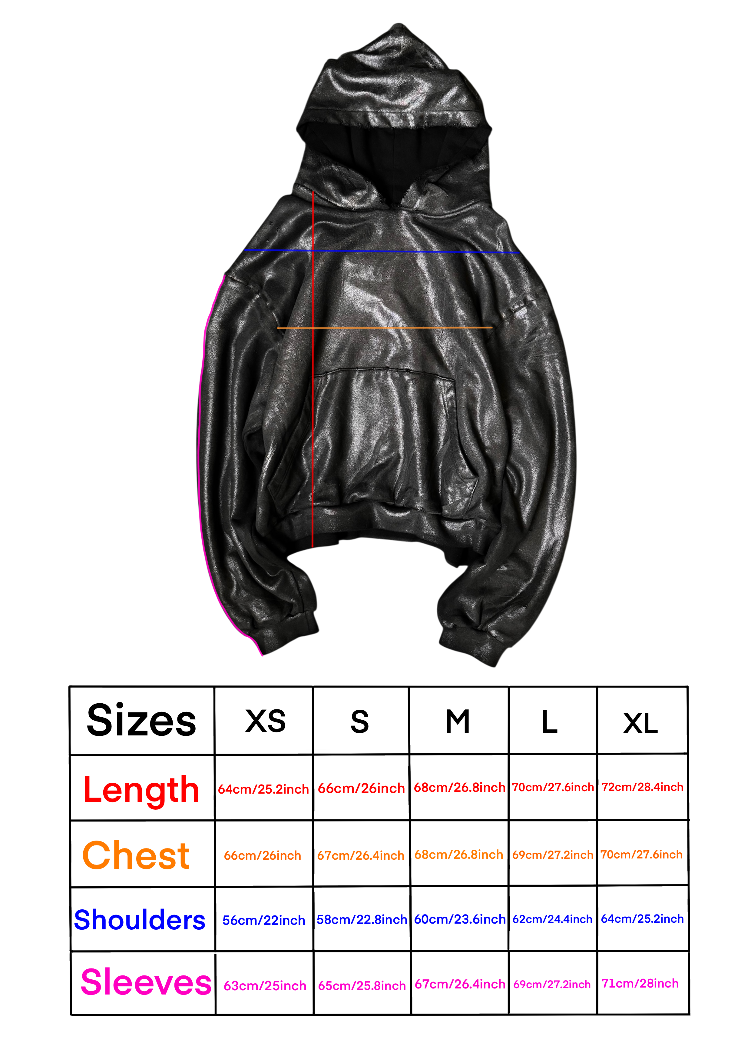 Ethereal Hedi Waxed Hoodie